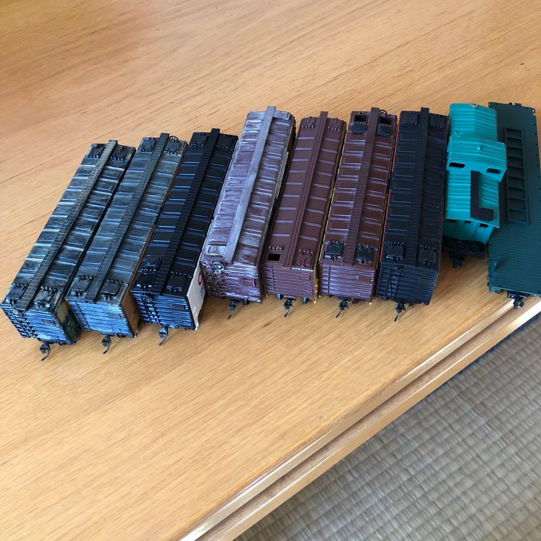 HOゲージ米国型貨物車両９両セット