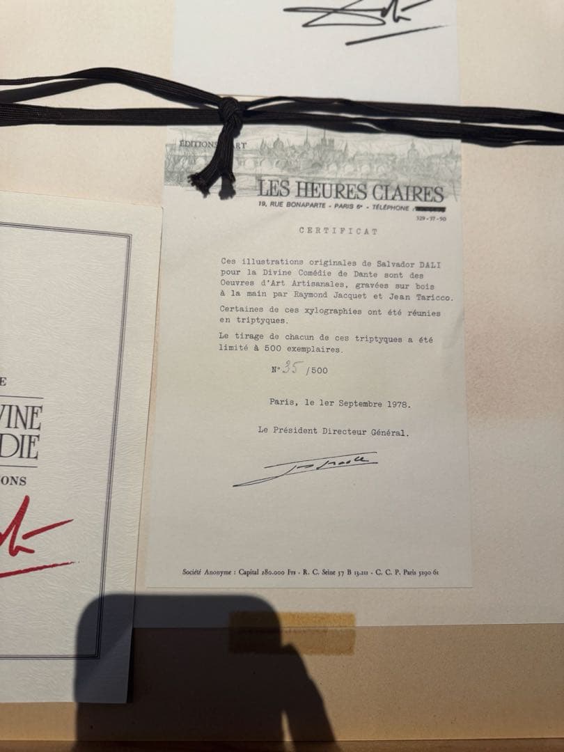 サルバドール ダリ リトグラフ 限定500部 保証書付 ナンバー有　ケンタウロス