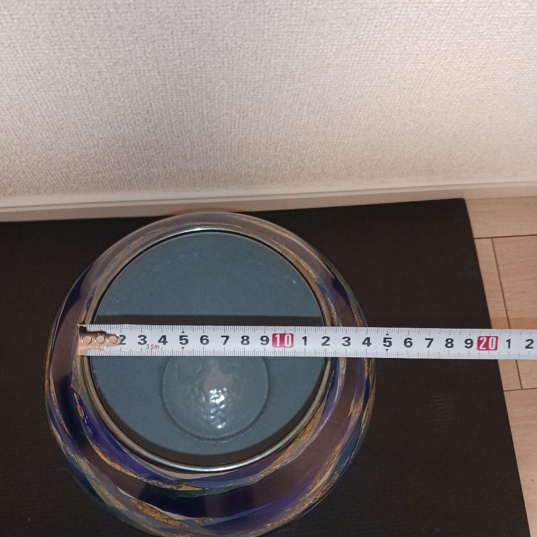 七宝焼　七宝花瓶　七宝壺　花生　蒼々の譜　女性作家作品