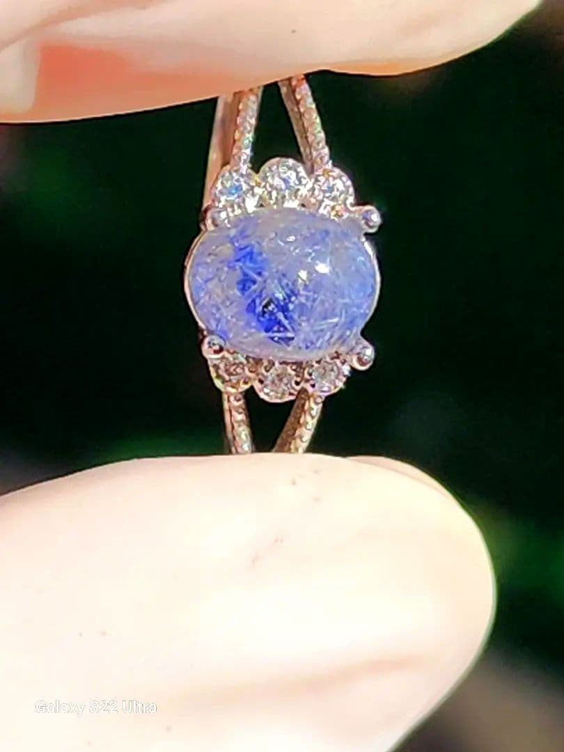 (S925)ブルールチルクォーツ デュモルチェライト 4セット