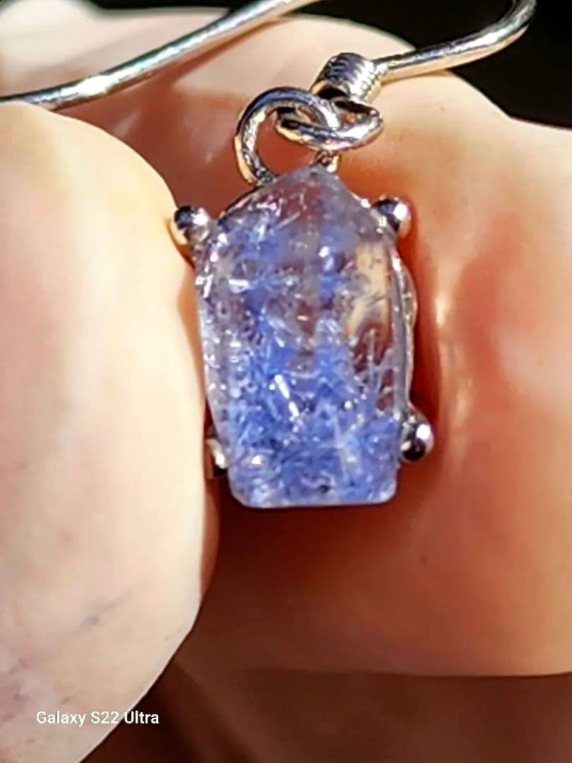 (S925)ブルールチルクォーツ デュモルチェライト 4セット