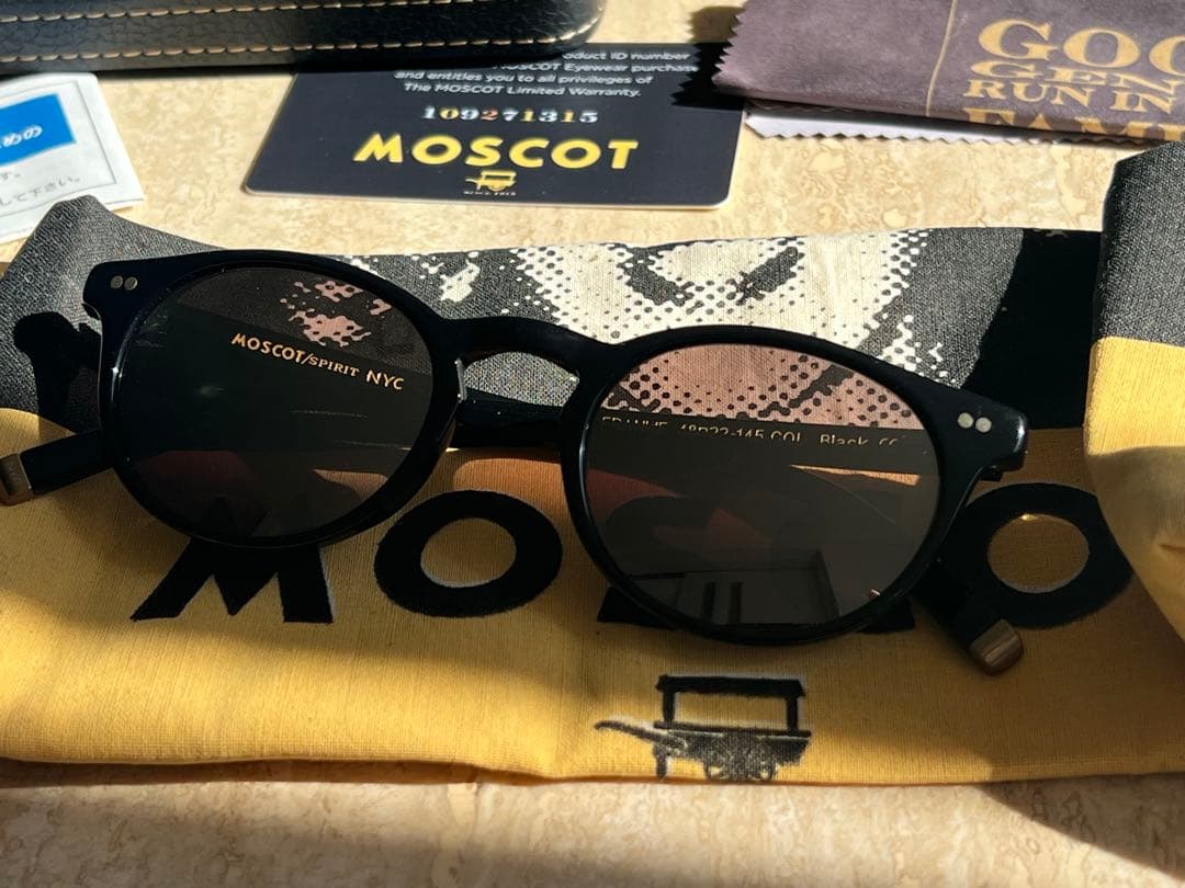 長渕剛さん着用モデル　高級サングラス　整理No95 moscot