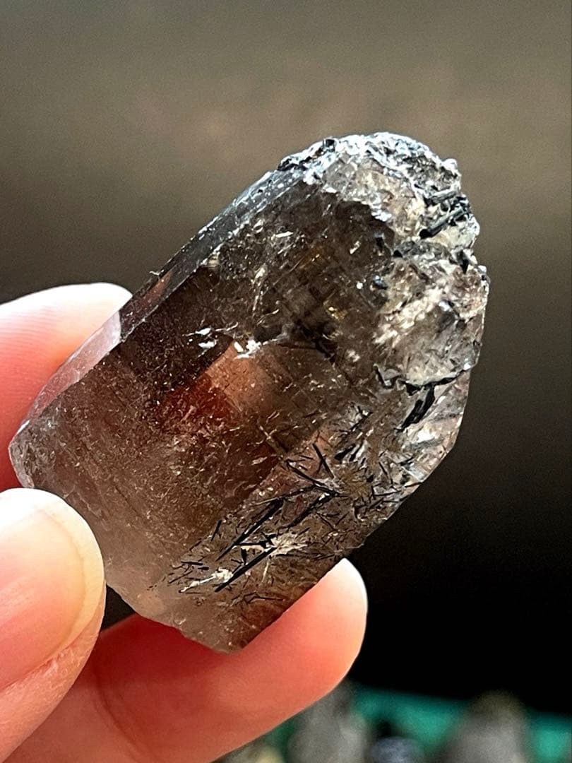 天然スモーキークォーツ・トルマリン　72　＋21点セットプリゼント・ベトナム産