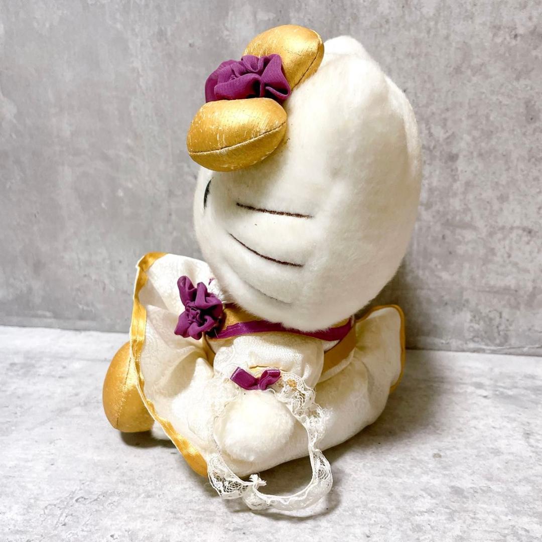 希少 サンリオ ハローキティ 招き猫 特大ぬいぐるみ 2007 はろうきてぃ