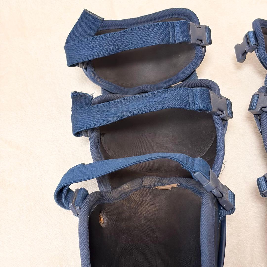 ミズノ ソフトボール キャッチャー防具一式 ネイビー 5点 レガース(軟式用)