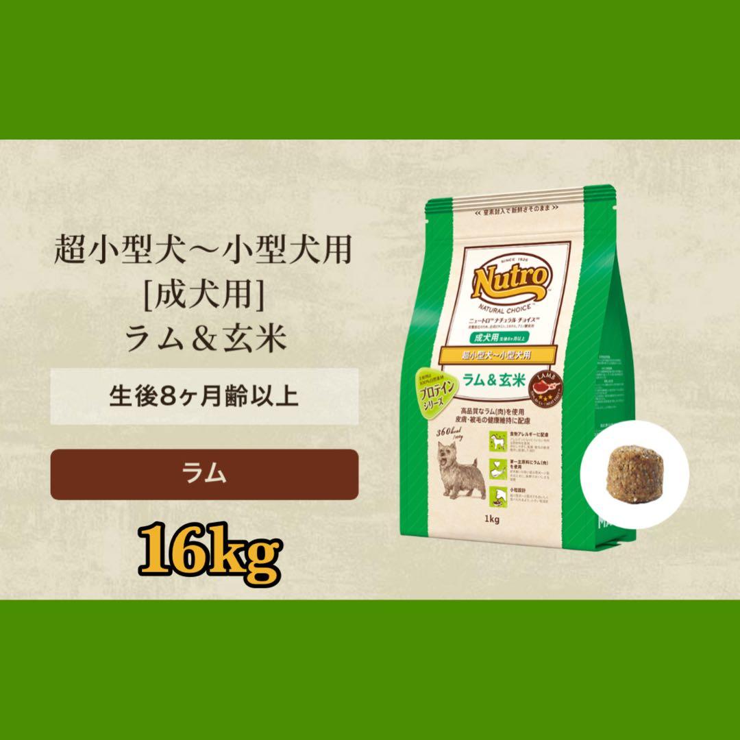 ニュートロ ナチュラルチョイス ラム&玄米 超小型犬～小型犬用 16kg