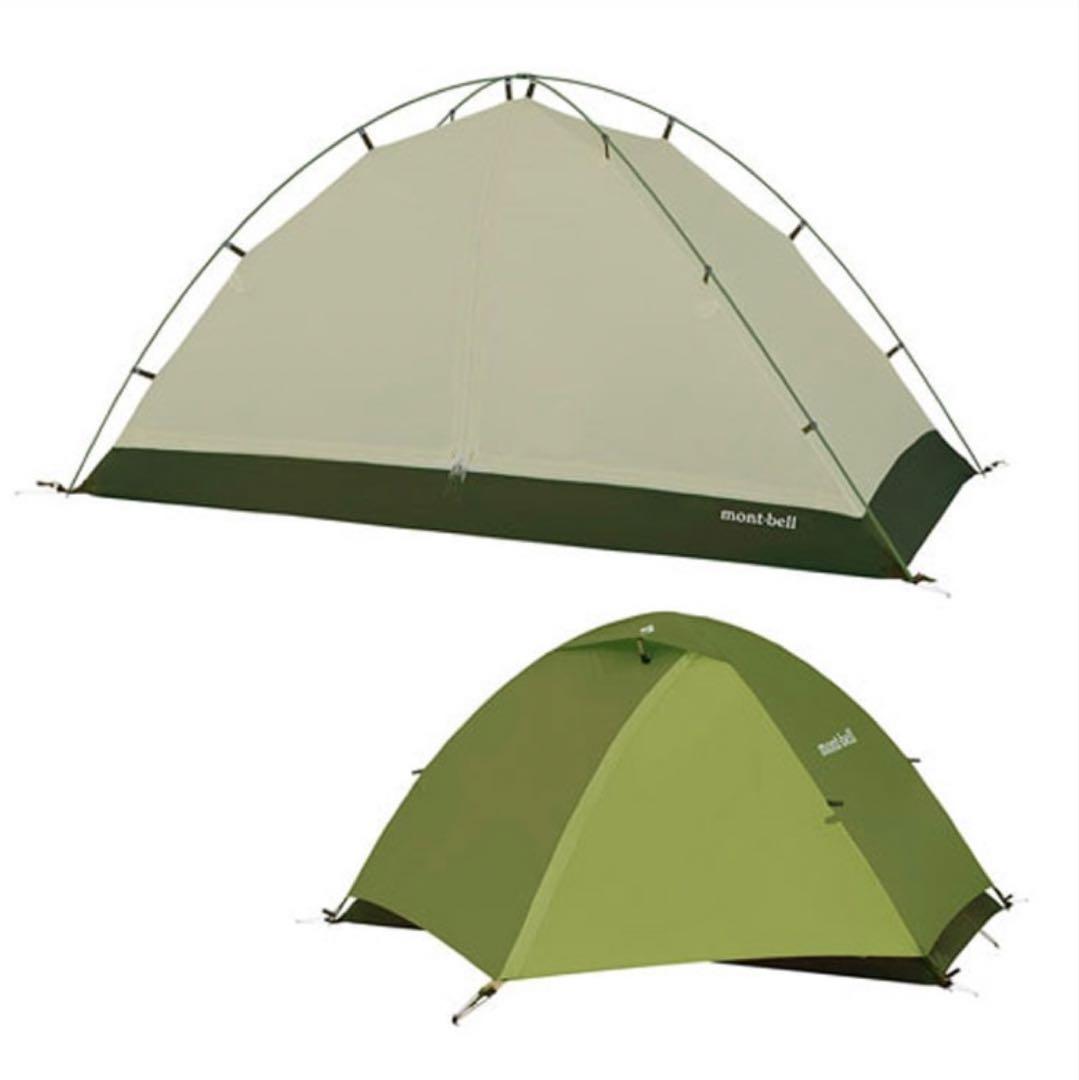 mont-bell クロノスドーム1 型テント グリーン