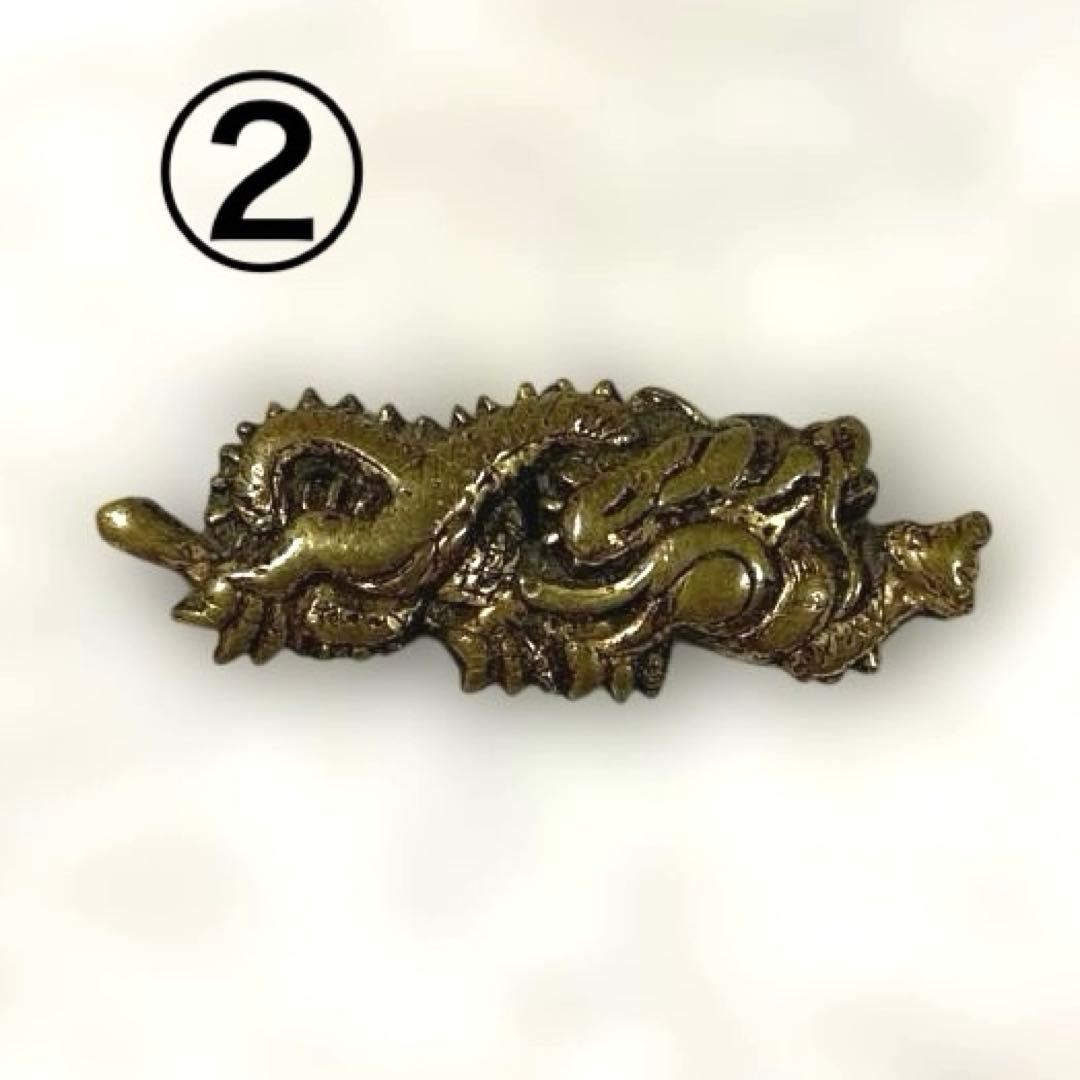 B-59 目貫　片目貫　2個セット　武具　刀装具　骨董品　時代物　美術品　工芸品