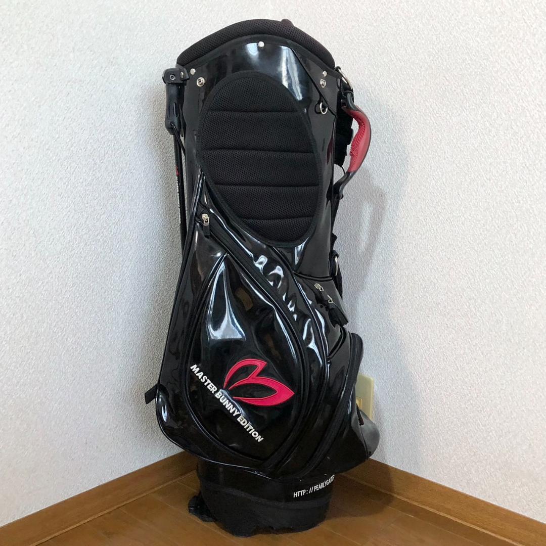 マスターバニーエディション キャディバッグ ブラック エナメル