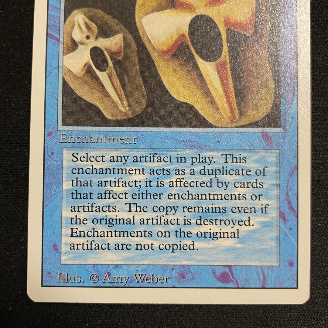 MTG　マジックザギャザリング　英語版　白枠　コピーアーティファクト　2枚セット