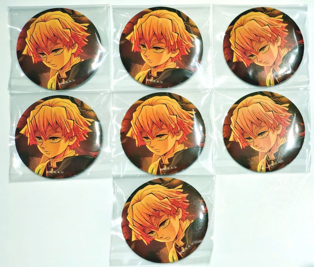 鬼滅の刃 無限城編 キービジュアル缶バッジ 我妻善逸