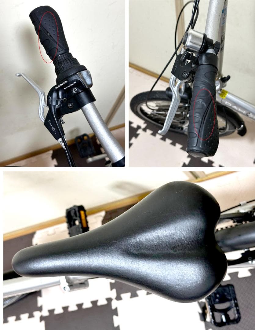 ダホン軽量 (11.6kg) アルミ折りたたみ自転車、自転車用バッグ付き