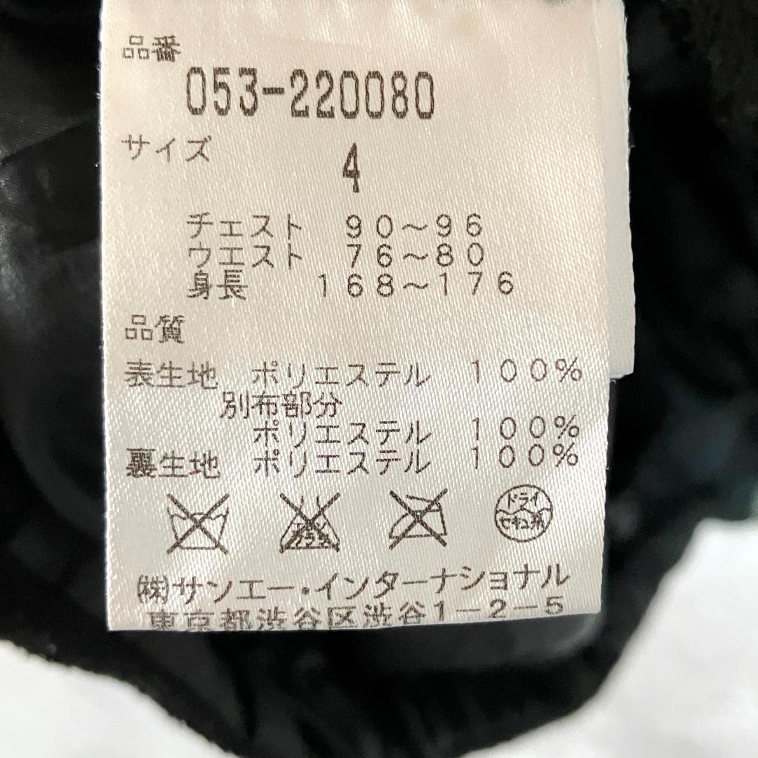 PEARLY GATES　フリースベスト　ブラック　ロゴ　プリント　ゴルフ