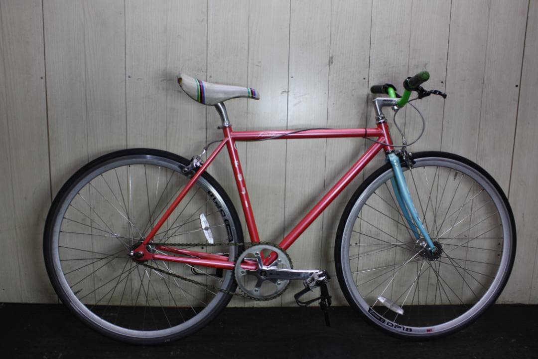 FUJI FEATHERフェザー700C クロモリ 490mm シングルスピード