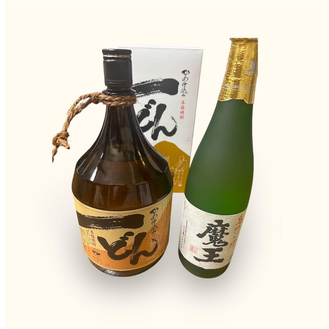 未開封　一どん、魔王　芋焼酎セット