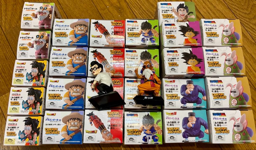 一番くじ　ドラゴンボールEX　ドラゴンアーカイブス　被りなしセミコンプセット