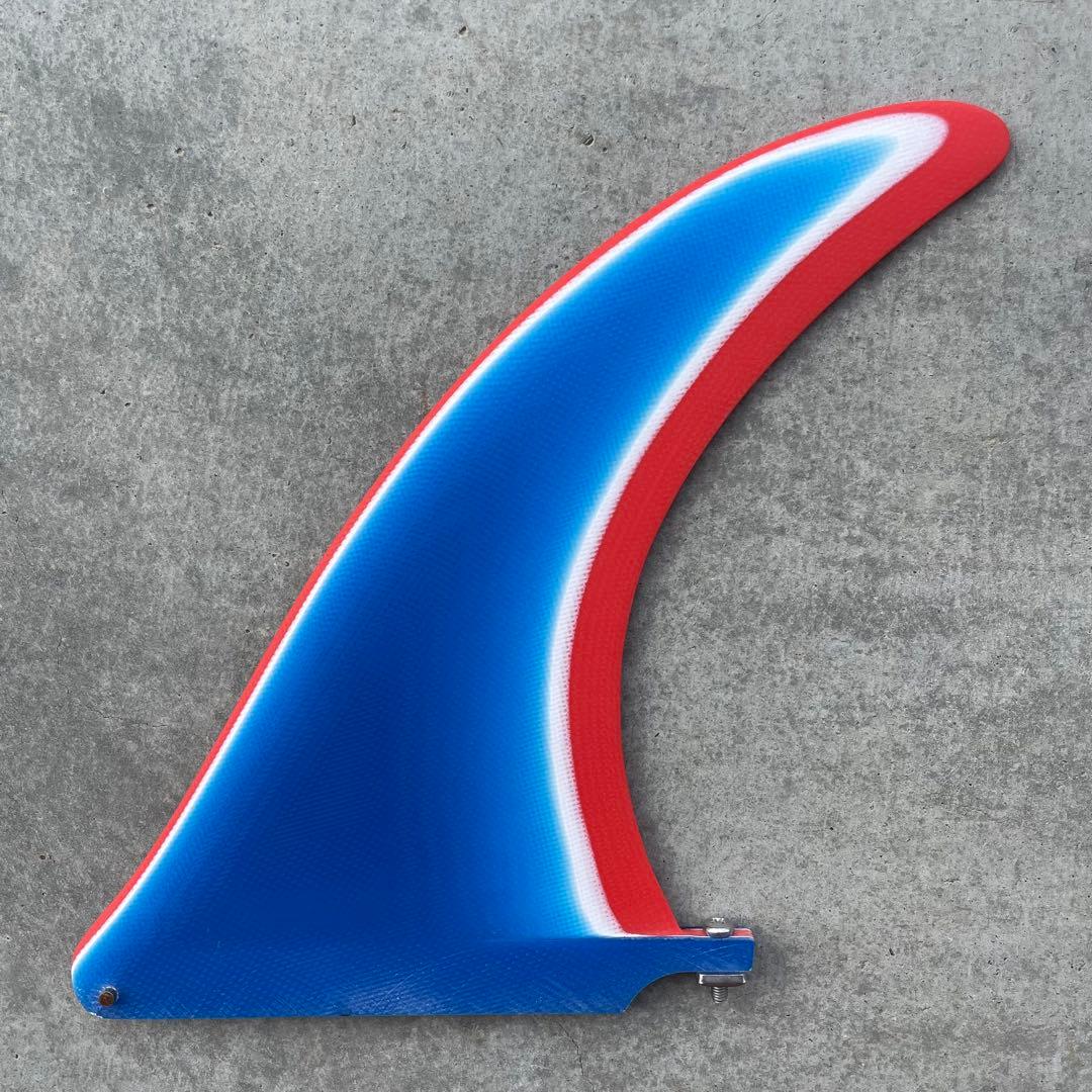 新品　シングルフィン　ロングボード　9インチ　キャプテンフィン系　ブルー