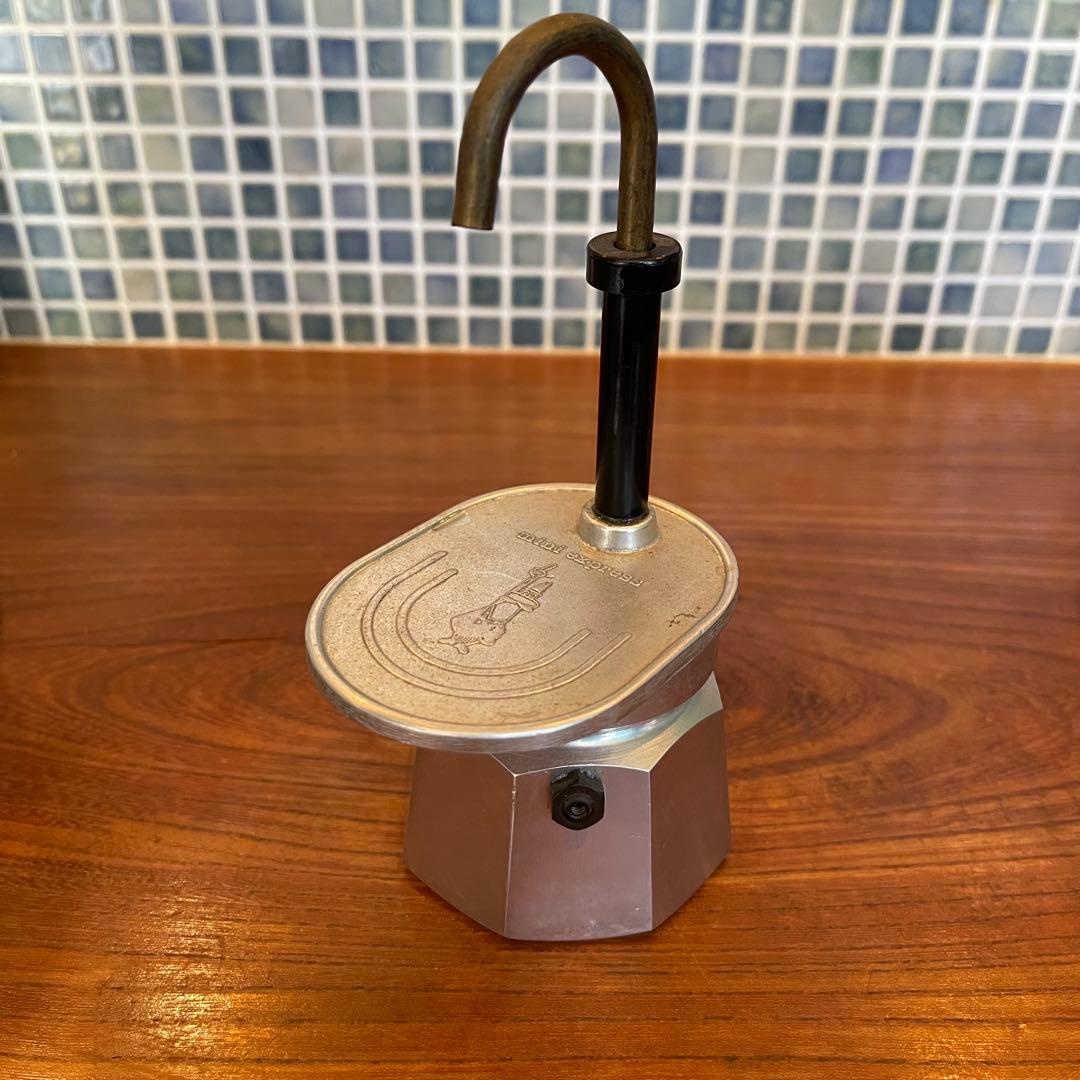 ステンレス製コーヒードリッパーとガラスドリッパーなどのセット　ナポリ式コーヒー