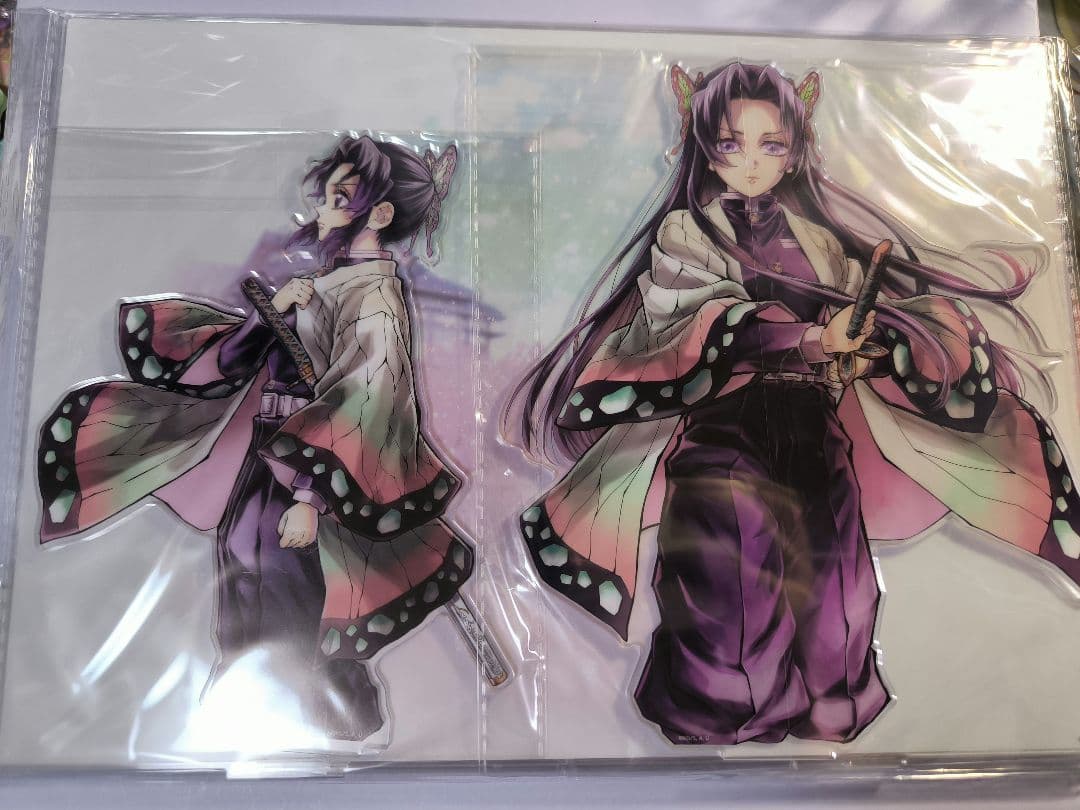 鬼滅の刃　C106 「繋ぐ」描き下ろしイラスト WEB くじ しのぶとカナエ