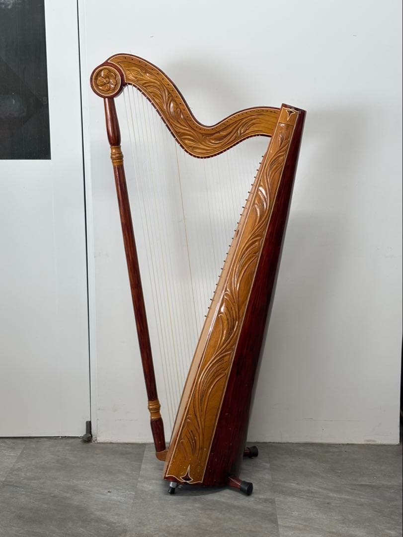 木製ハープ パラグアイ アルパ FABRICA DE ARPA Y B94