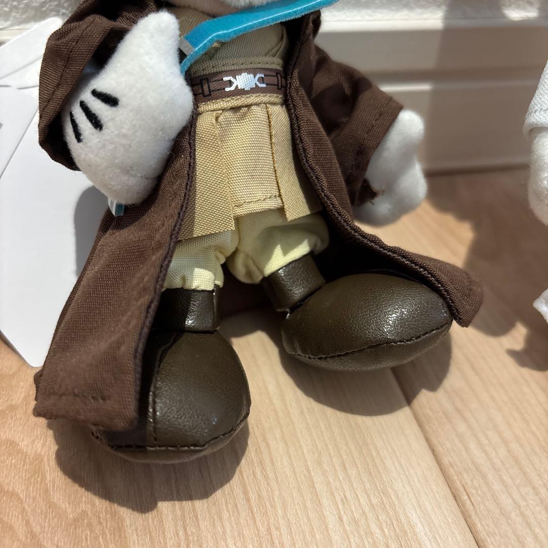 スターウォーズ　ミッキー　ミニー　ぬいぐるみバッジ　STAR WARS