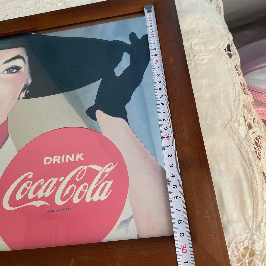 本日のみお値下げ❣️♡超レアコカコーラフレーム付きインテリア♡