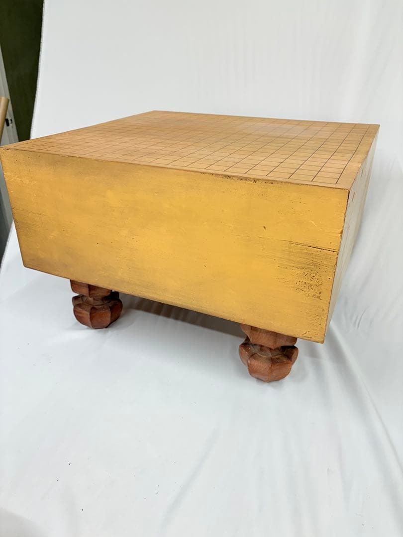 碁盤 碁石付き 希少 囲碁 碁石 本蛤碁石 碁盤セット　19.5kg