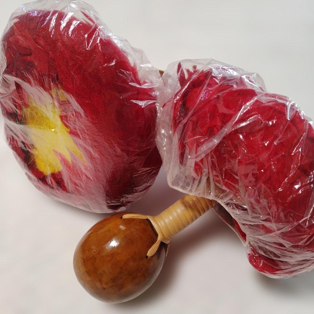 フラダンス ウリウリマラカス美品小物小道具民族楽器ハワイアンフラガールタヒチアン