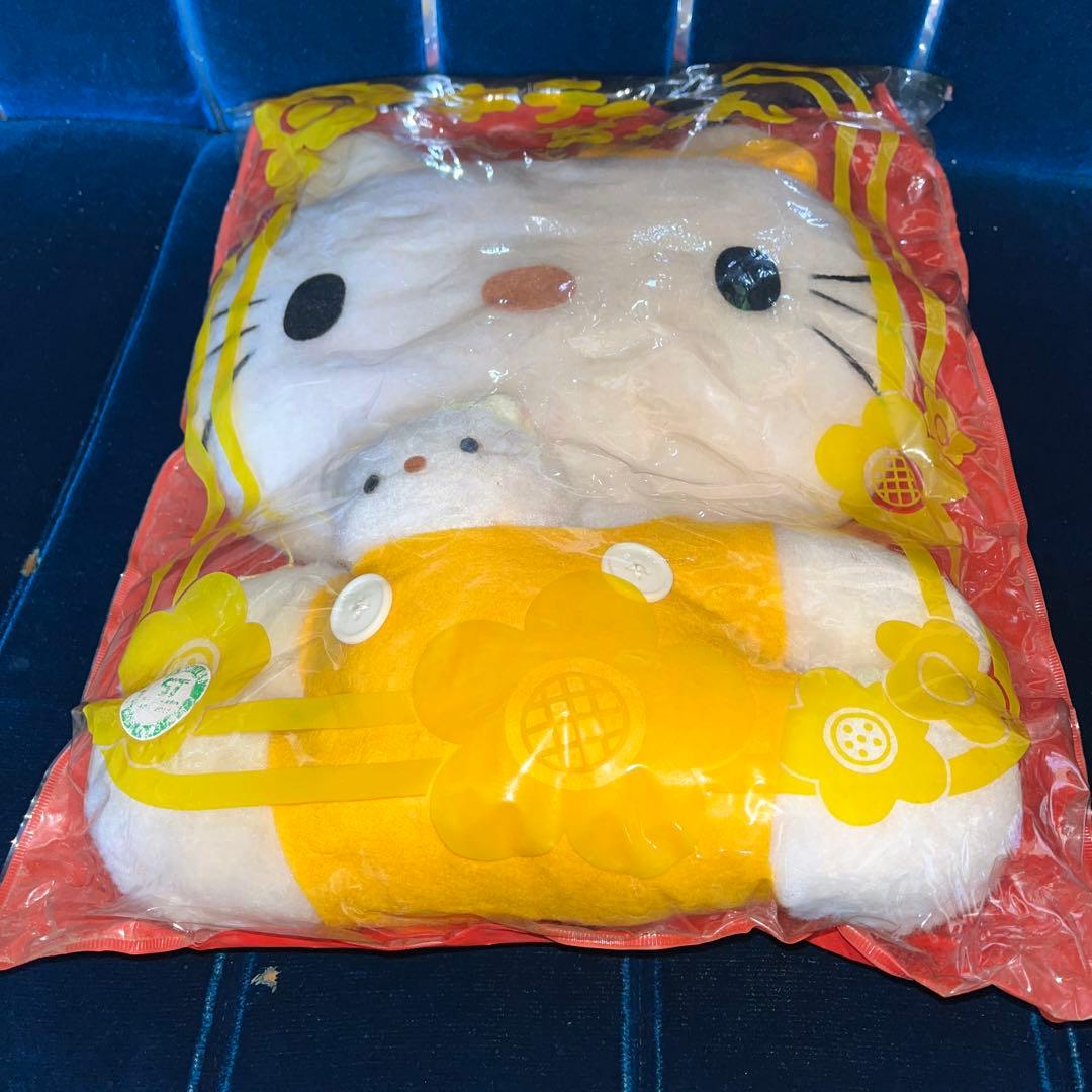 1976年 初期 ハローキティ キティーちゃん ぬいぐるみ 当時物 サンリオ