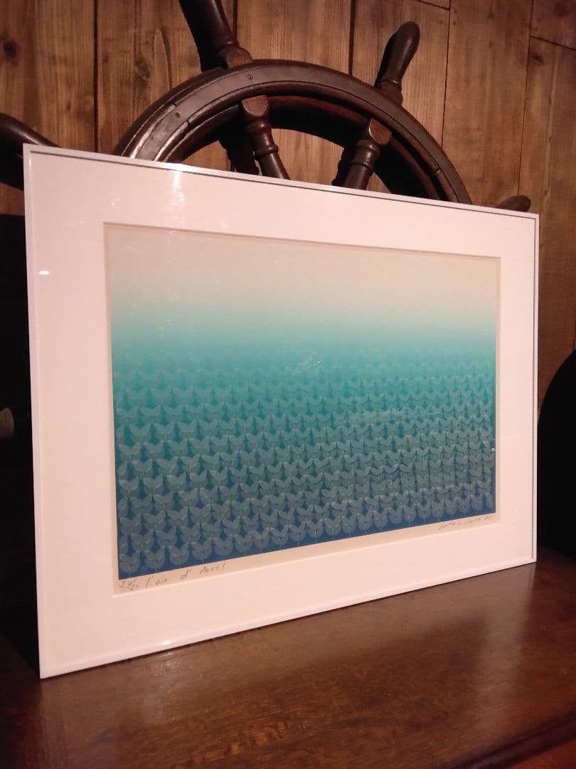 シルクスクリーン　 笠井正博　リミテッド　限定　１９８５年　モダン　アート