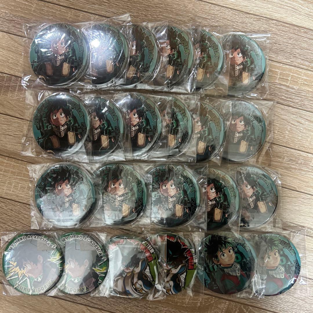 緑谷出久 僕のヒーローアカデミア 缶バッジ 23個セット[おまけ付き]