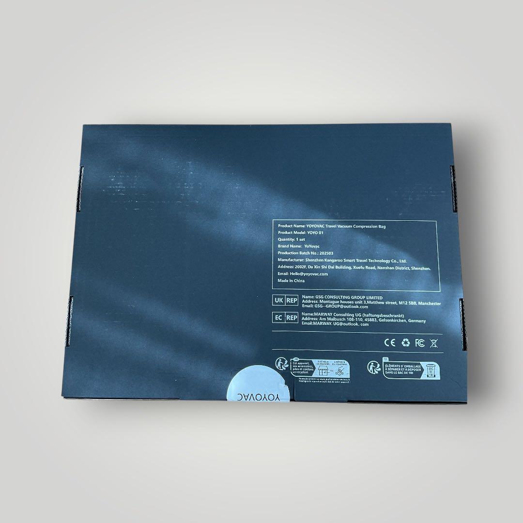 YOYOVAC旅行用圧縮トラベルバッグ 旅行用圧縮袋 圧縮バッグ ポンプ付 防水