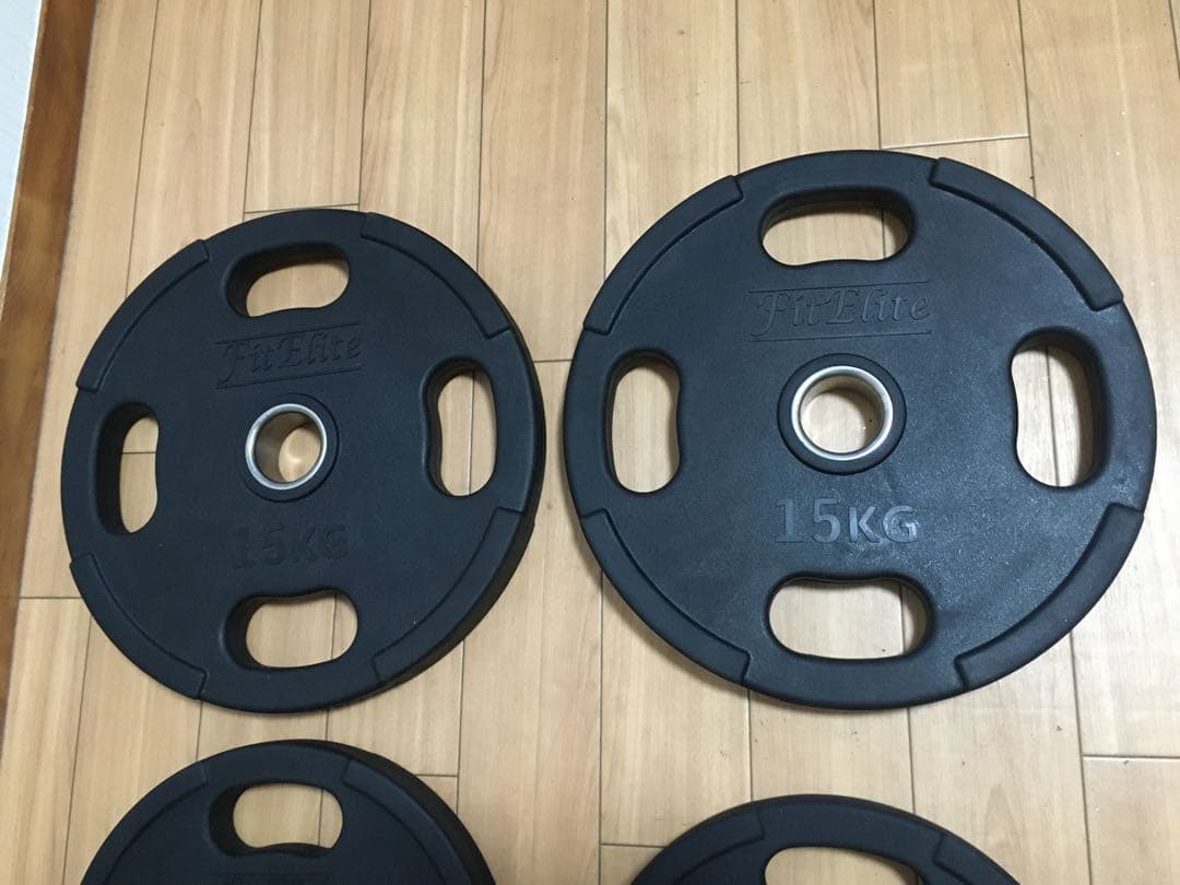 FitEliteオリンピックプレートセット 計67.5Kg 穴径50ｍｍ