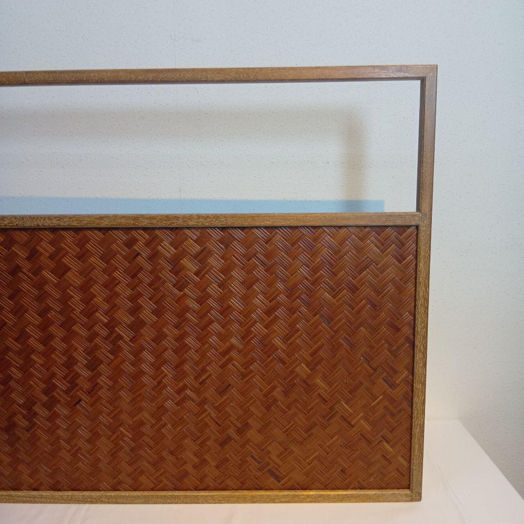 茶道具　風炉先屏風　網代　美品