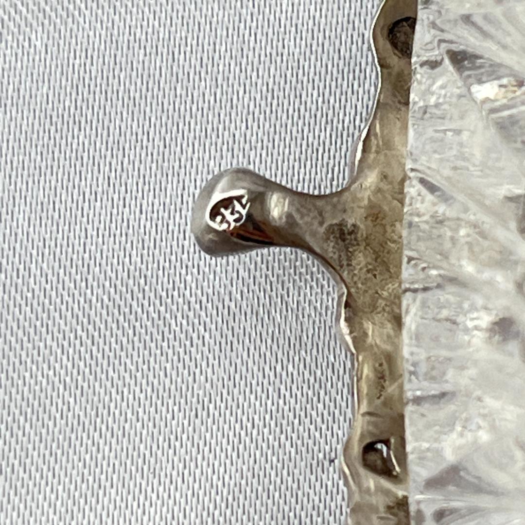 【ALBO】【純銀 / ガラス】天使と薔薇 オーバルのオーナメント 16.5cm