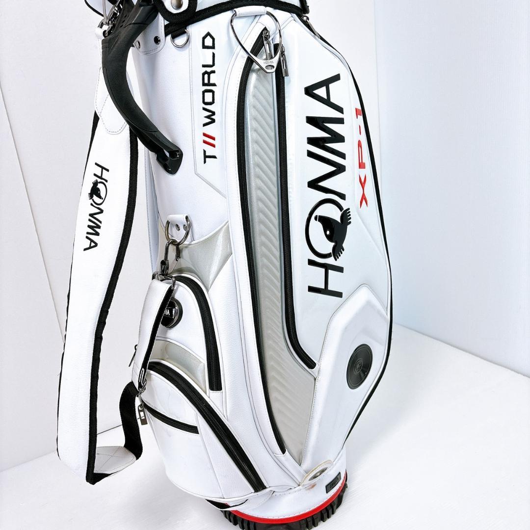 ホンマ　キャディバッグ　ホワイト／HONMA　本間ゴルフ　白　9型