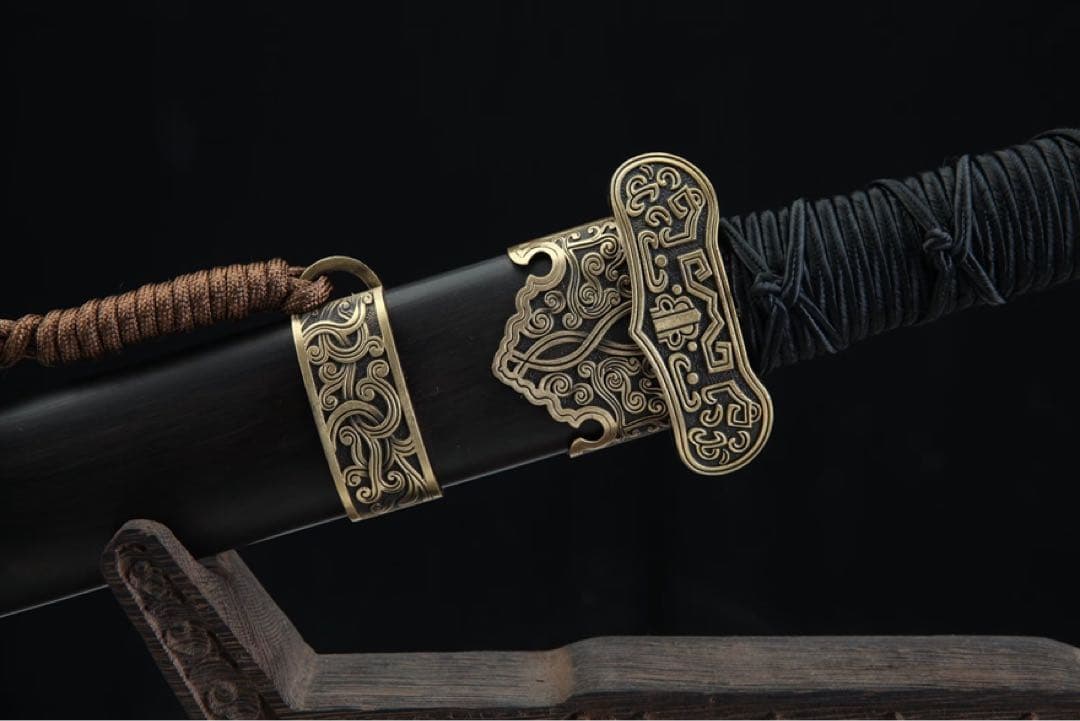 黒今古刀 刀装具 軍刀 苗刀 模造刀 武具 舞踊刀 古兵器