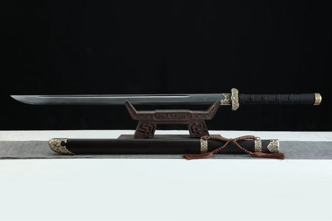 黒今古刀 刀装具 軍刀 苗刀 模造刀 武具 舞踊刀 古兵器