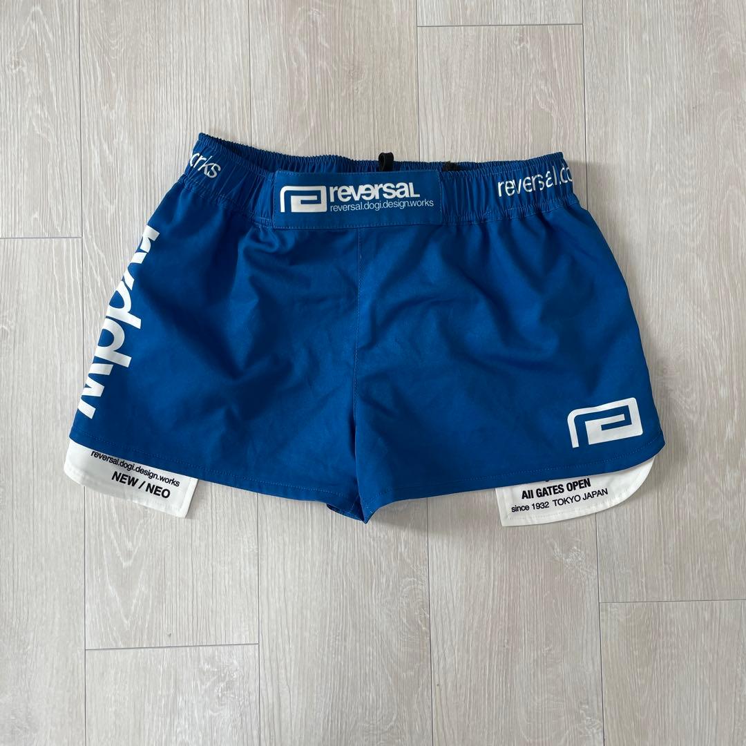 reversal Lサイズ 青ショートパンツ　rvdw