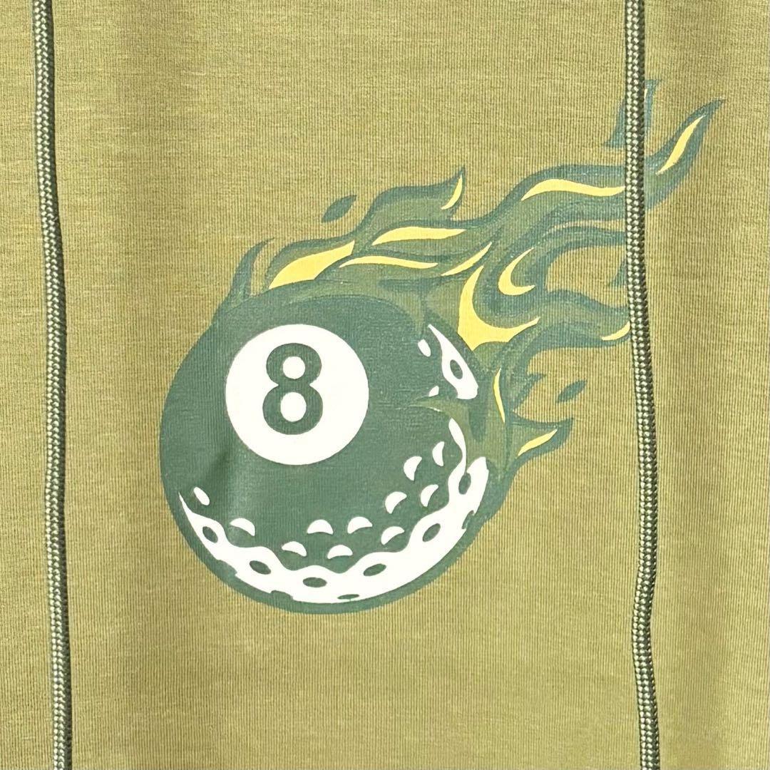 新品 ラッセルノ ゴルフ マスク フーディー マルチロゴ カーキ ゴルフ L 5