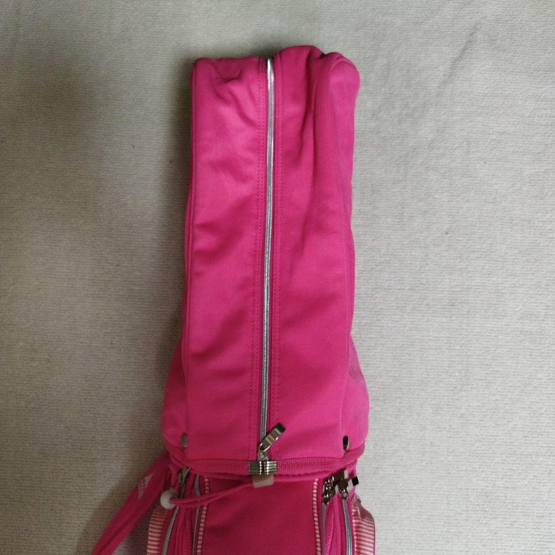 adidas ゴルフバッグ ピンク キャディバッグ 美品