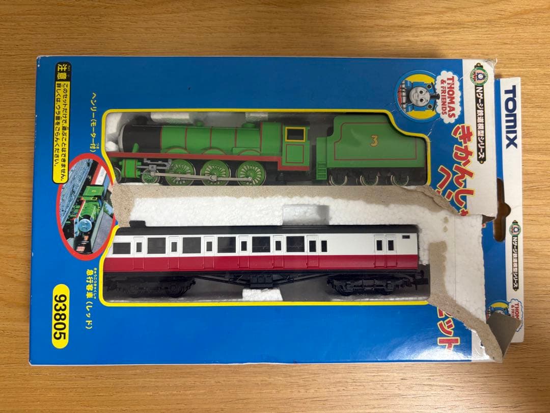 ラ*き様 【中古】TOMIX きかんしゃヘンリー急行セット　93805