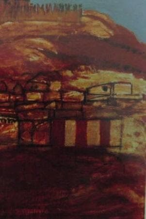 三岸節子、「ラコラオーラの城」、厳選、希少画集・額装画、人気作品