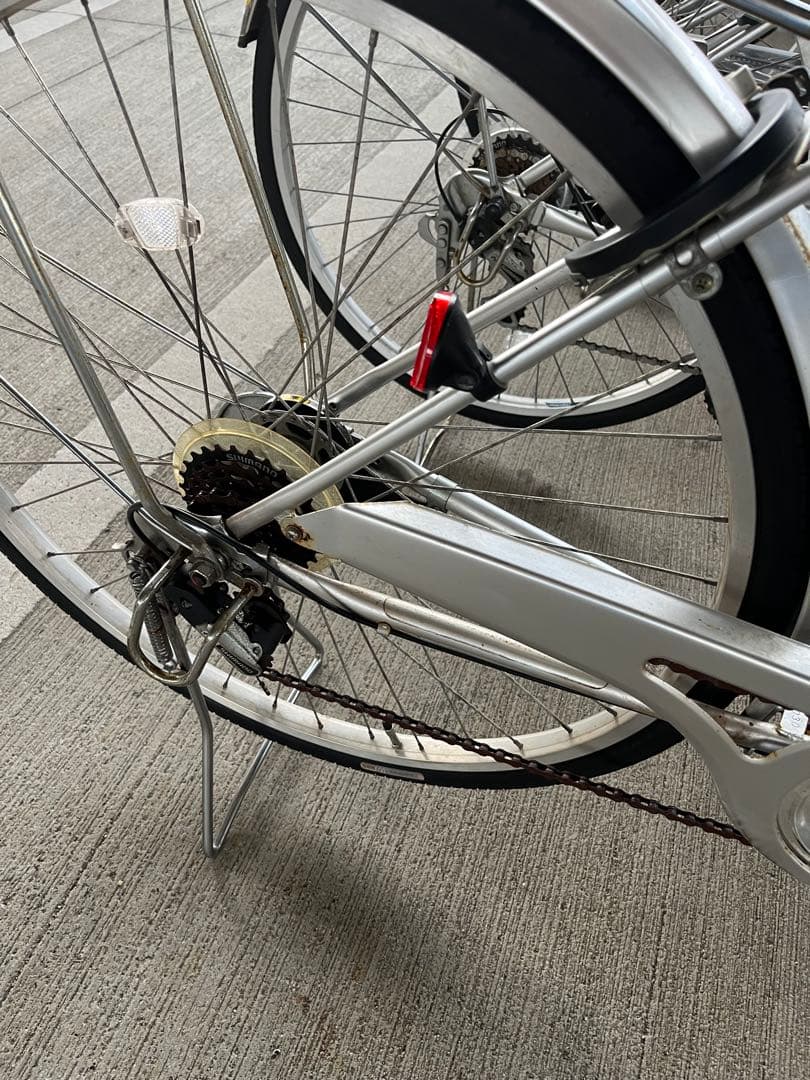 シルバー シティサイクル 前バスケット付き