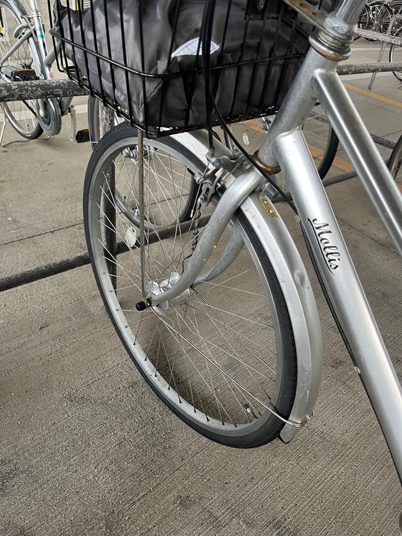 シルバー シティサイクル 前バスケット付き