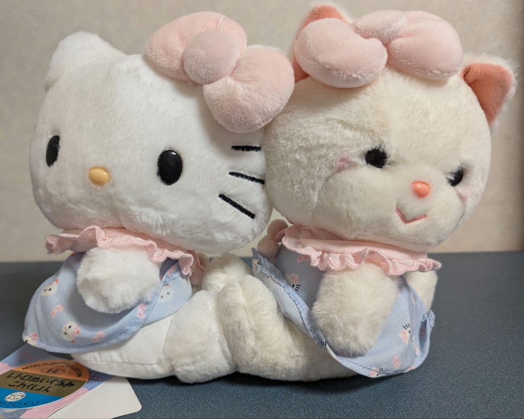 サンリオ　吉德レトロぬいぐるみこれくしょん　キティぬいぐるみセット