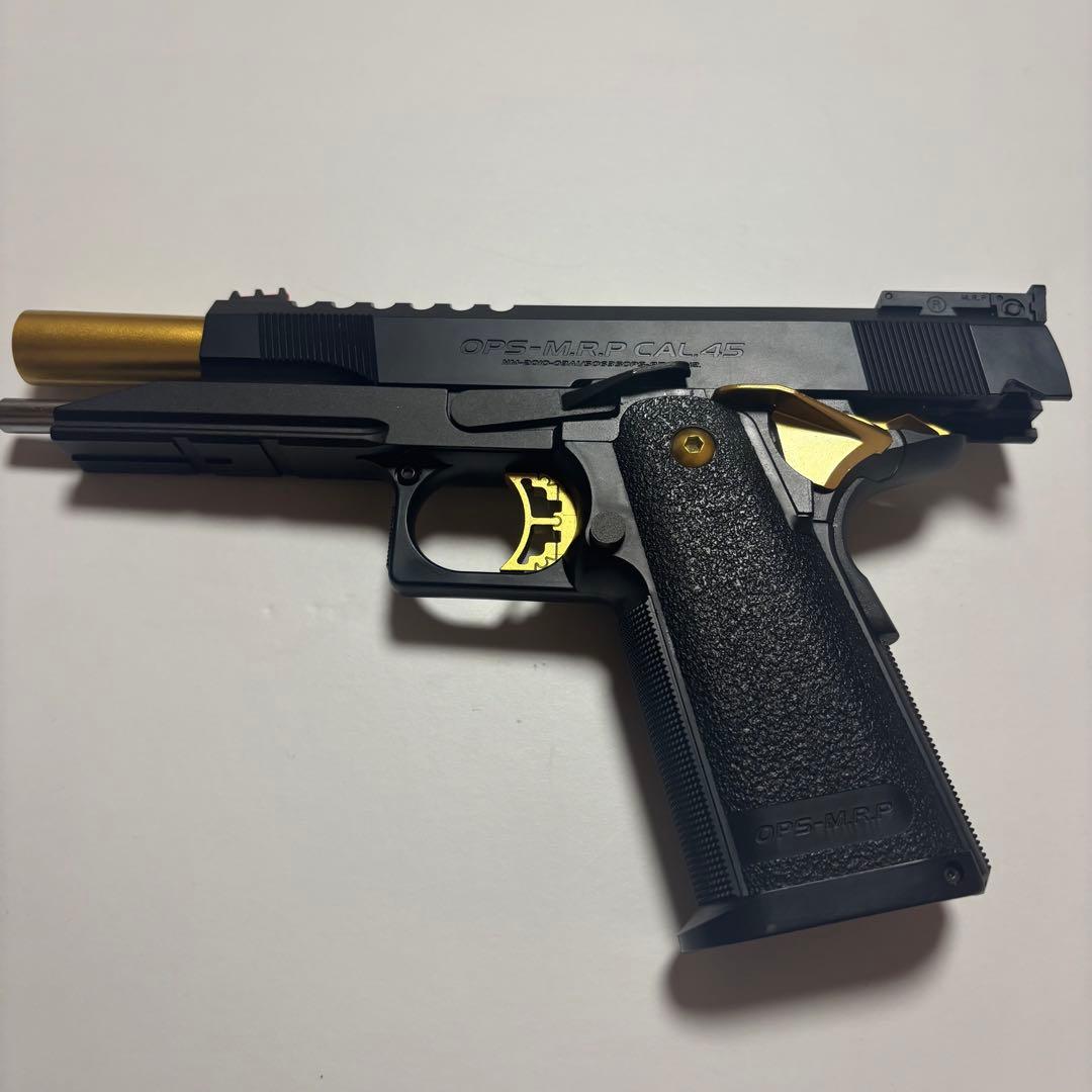 東京マルイ ハイキャパ5.1 ゴールドマッチ ガスブローバック GBB 動作OK