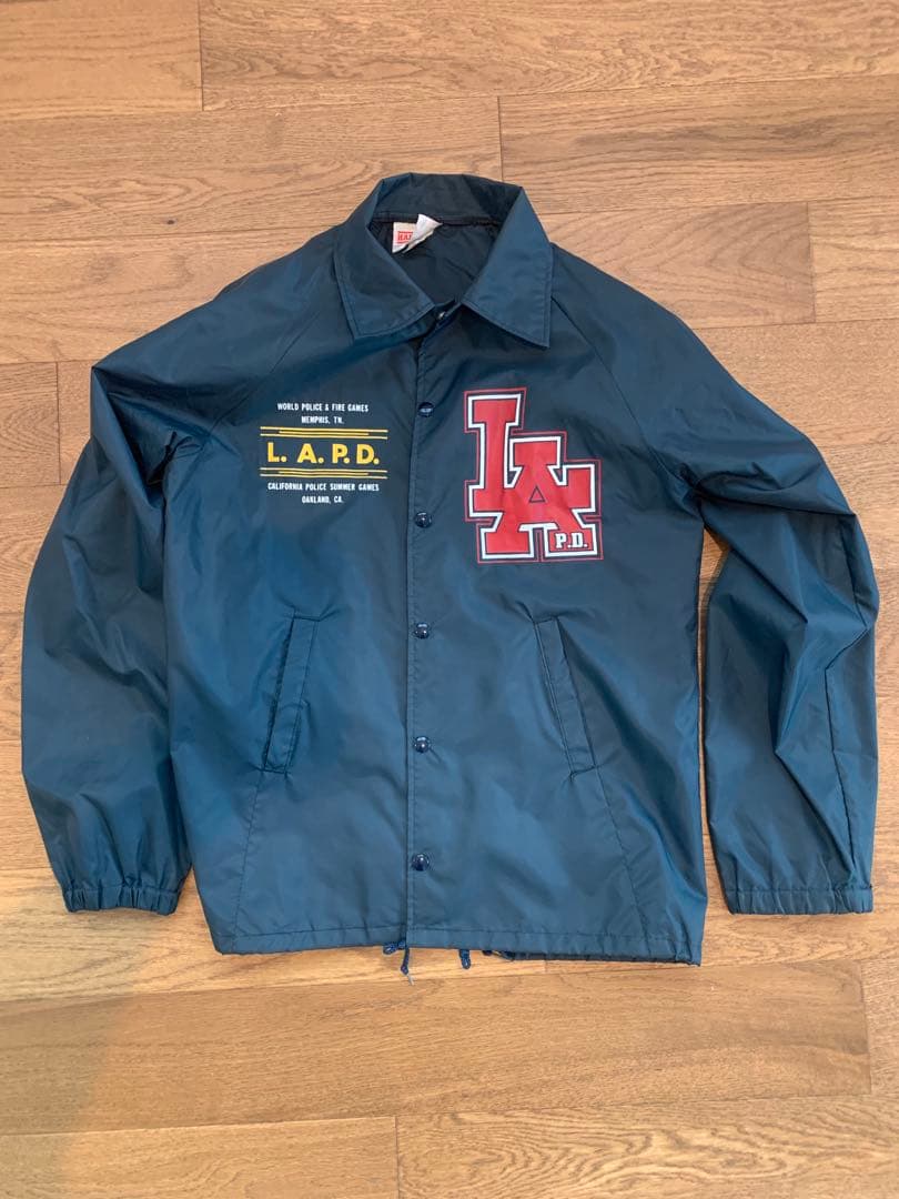 激レア 90s Hartwell製 LAPD スポーツ大会 コーチジャケット