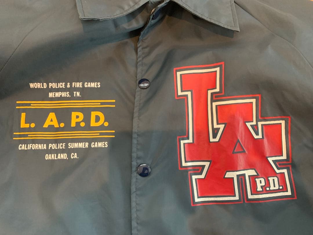 激レア 90s Hartwell製 LAPD スポーツ大会 コーチジャケット