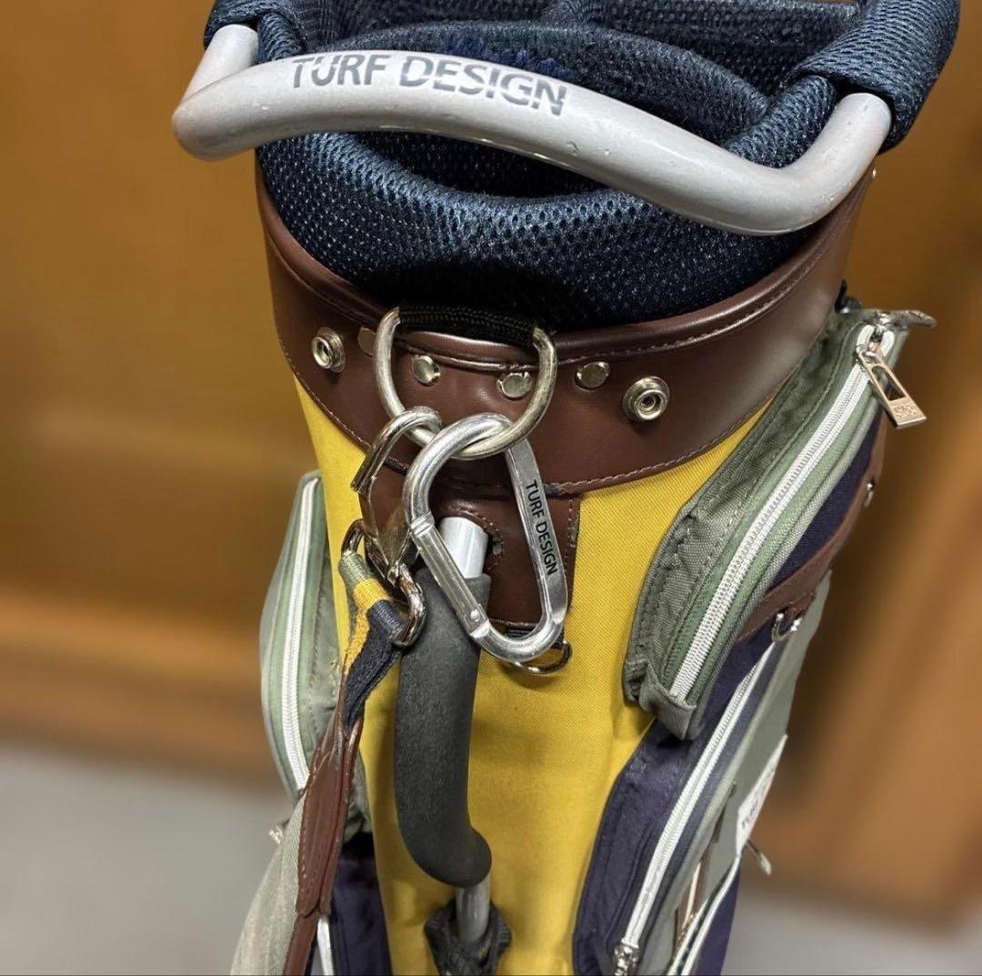 TURF DESIGN ゴルフバッグ 帆布 9.5型 軽量 ターフデザイン